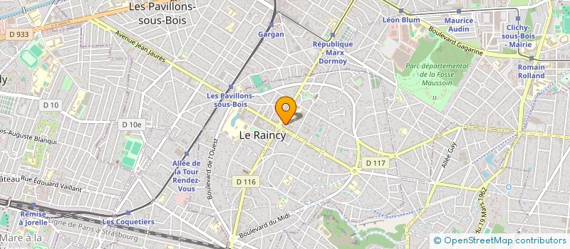 localisation de l'entreprise AM DISTRIBUTION à LE RAINCY
