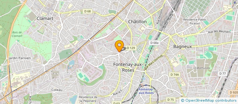 localisation de l'entreprise AM DISTRIFAR à FONTENAY-AUX-ROSES