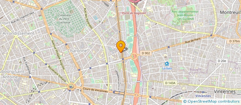 localisation de l'entreprise AM DP  PARIS