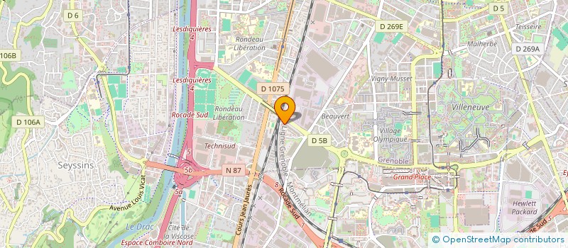 localisation de l'entreprise AM DRIVERS à GRENOBLE