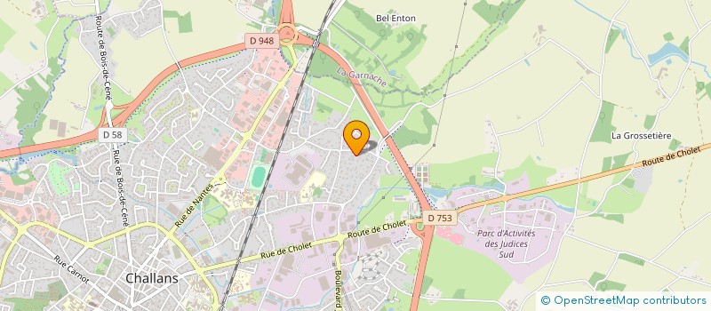 localisation de l'entreprise AM DRONE à CHALLANS