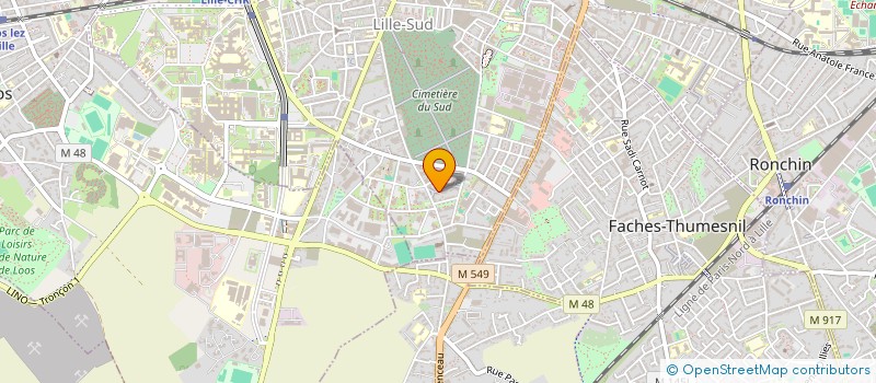 localisation de l'entreprise AM-DUPLEX à LILLE