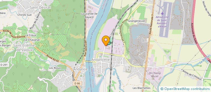 localisation de l'entreprise AM E-PRODUCTION à ANDANCETTE