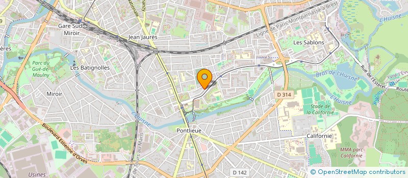 localisation de l'entreprise AM ELEC SERVICES à LE MANS
