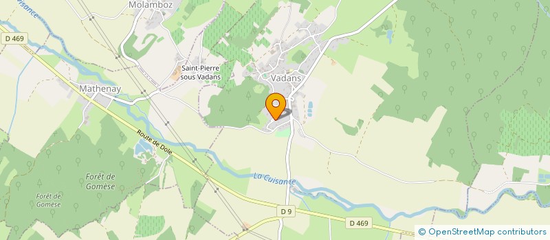 localisation de l'entreprise AM ELECTRICITE SOLUTIONS  VADANS