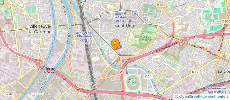 localisation de l'entreprise AM ELECTRONIQUE à SAINT-DENIS