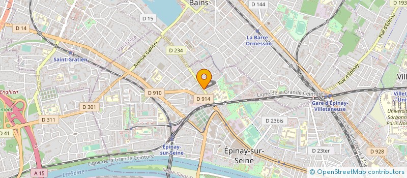 localisation de l'entreprise AM ERICHSEN à EPINAY-SUR-SEINE