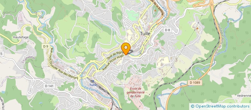 localisation de l'entreprise AM ESTHETIC à TULLE