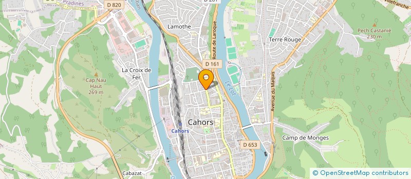 localisation de l'entreprise AM ET JP POUZERGUES à CAHORS