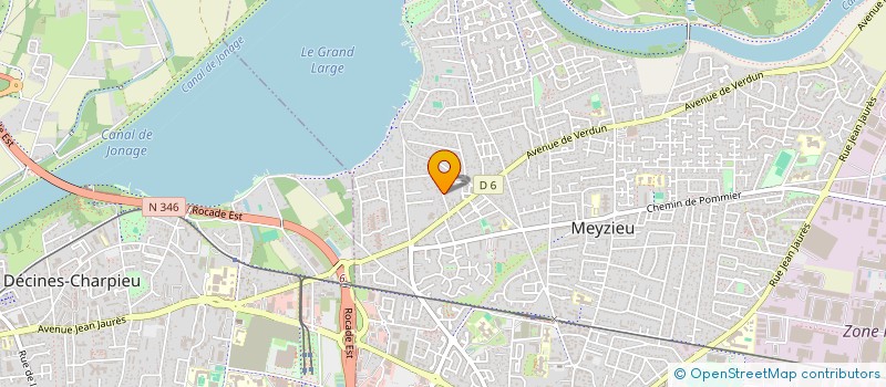 localisation de l'entreprise AM ETUDES à MEYZIEU