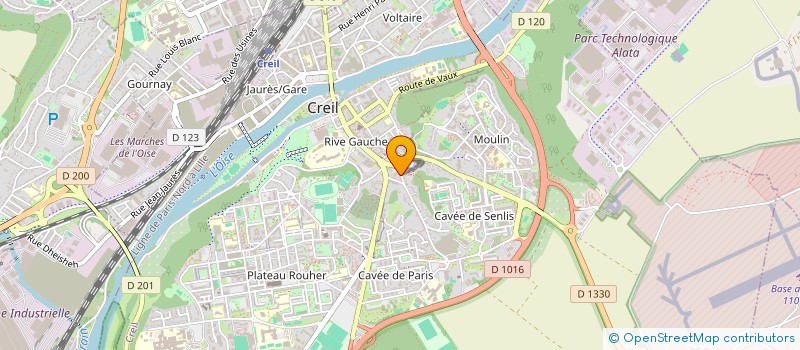 localisation de l'entreprise AM EXPERTISE à CREIL