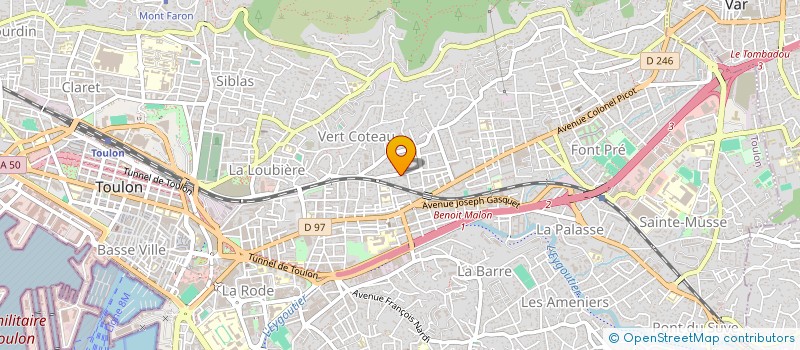 localisation de l'entreprise AM FACADES  TOULON