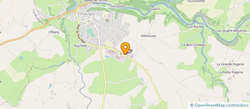 localisation de l'entreprise AM FACONS à TIFFAUGES