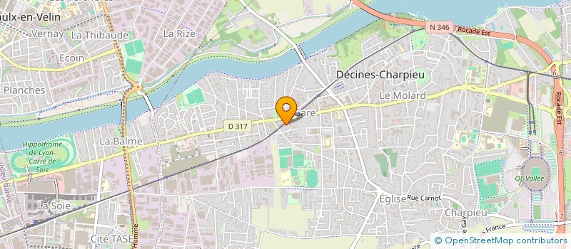 localisation de l'entreprise AM FAMILY  DECINES-CHARPIEU