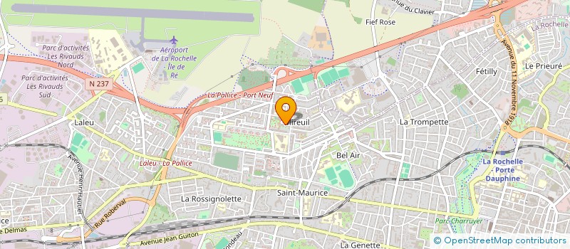 localisation de l'entreprise AM FIBRE  LA ROCHELLE