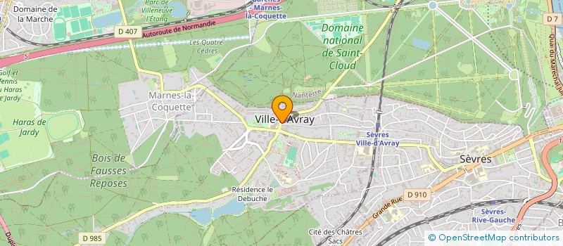 localisation de l'entreprise AM FIGHT92 à VILLE-D'AVRAY