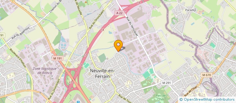 localisation de l'entreprise AM FINANCEMENTS  NEUVILLE-EN-FERRAIN