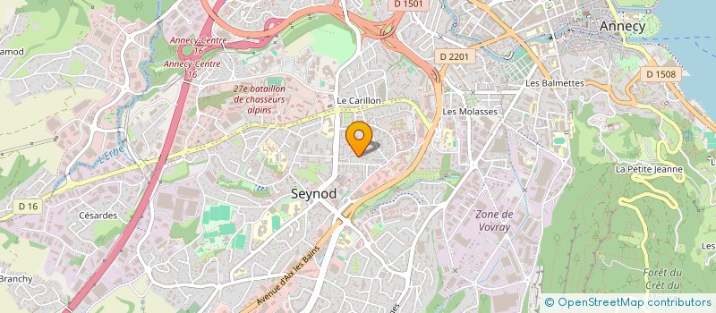 localisation de l'entreprise AM FOOD à ANNECY