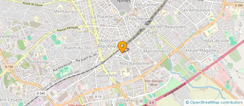 localisation de l'entreprise AM FOOD  NIMES