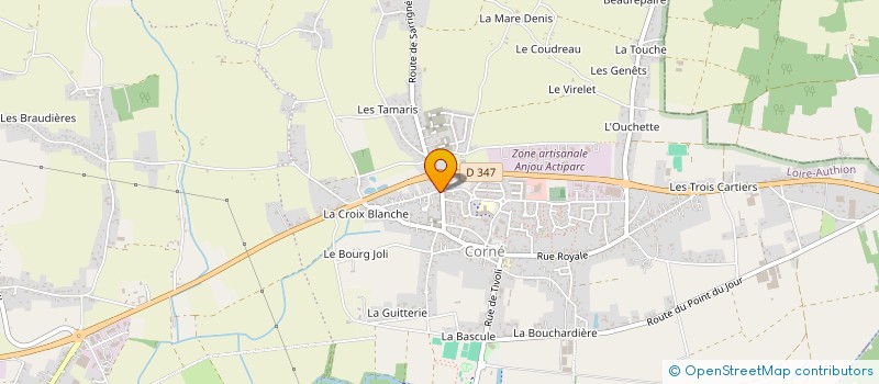 localisation de l'entreprise AM FOR  LOIRE-AUTHION