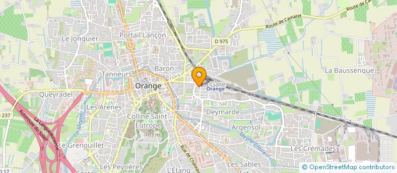 localisation de l'entreprise AM FORMATION  ORANGE