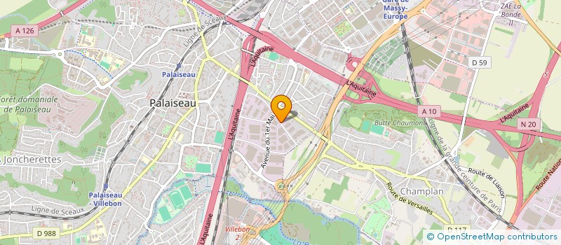 localisation de l'entreprise AM FRANCE  PALAISEAU