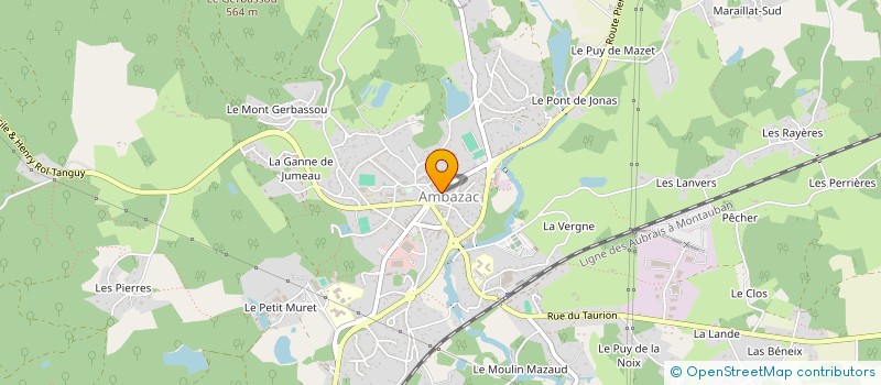 localisation de l'entreprise AM GESTION à AMBAZAC