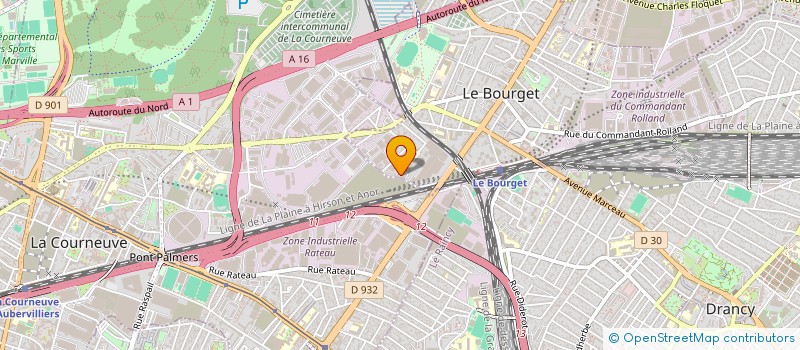 localisation de l'entreprise AM GLOBAL à LE BOURGET