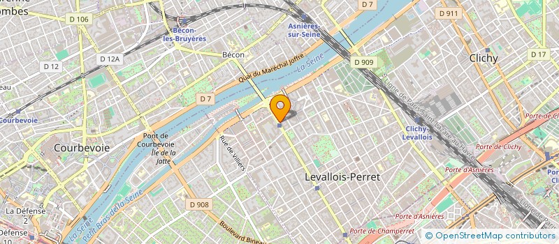 localisation de l'entreprise AM-GMF à LEVALLOIS-PERRET