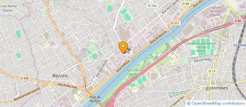 localisation de l'entreprise AM GROUP à BEZONS