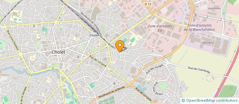 localisation de l'entreprise AM GROUP à CHOLET
