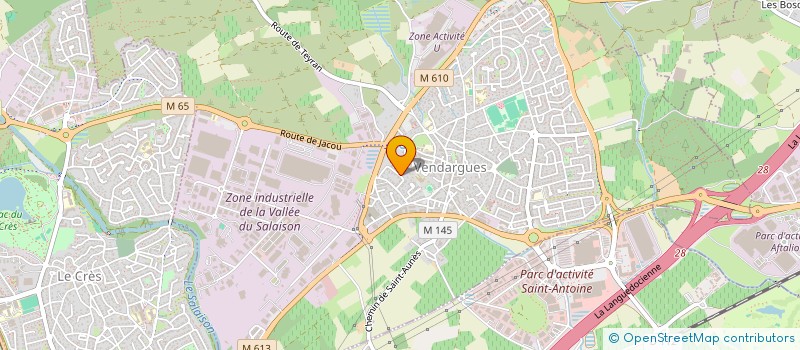 localisation de l'entreprise AM GROUPE à VENDARGUES