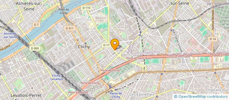 localisation de l'entreprise AM GROUPES à CLICHY