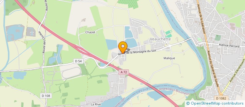 localisation de l'entreprise AM GRP  VEAUCHETTE