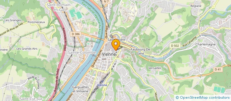 localisation de l'entreprise AM HABITAT  VIENNE