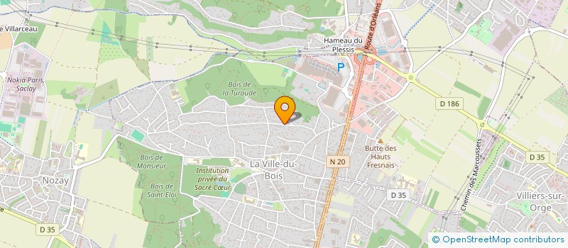 localisation de l'entreprise AM HOLDING à LA VILLE-DU-BOIS