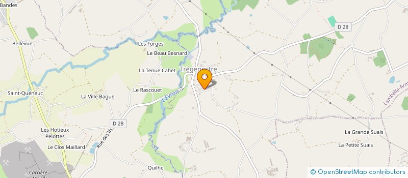 localisation de l'entreprise AM HOLDING  LAMBALLE-ARMOR