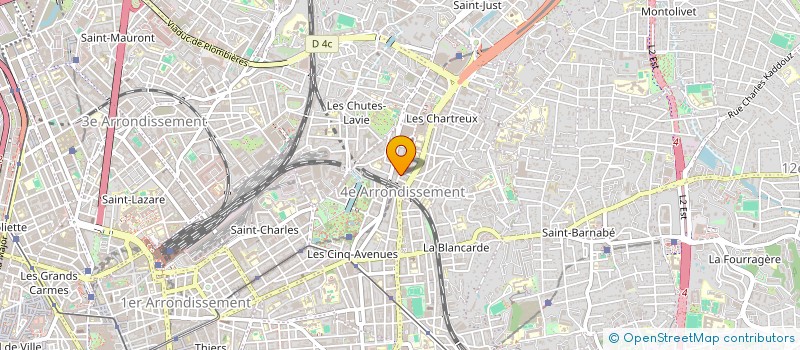 localisation de l'entreprise AM HOLDING à MARSEILLE