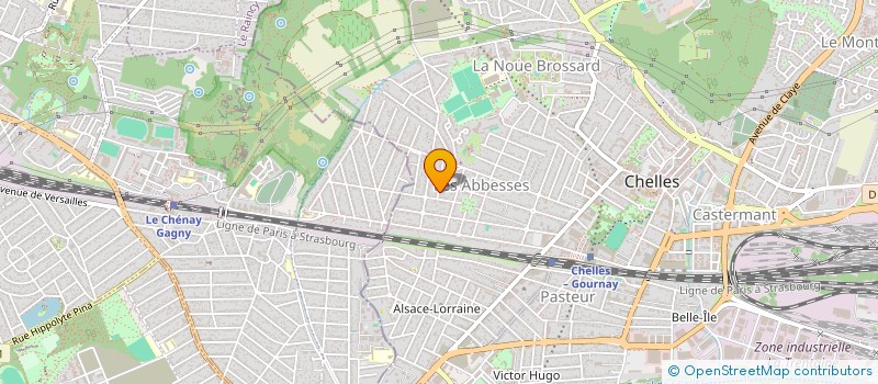 localisation de l'entreprise AM HOLDING à CHELLES