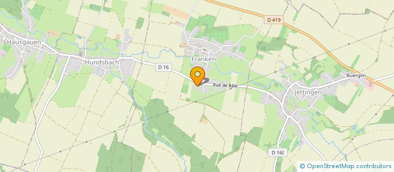 localisation de l'entreprise AM HUSSARDS  FRANKEN