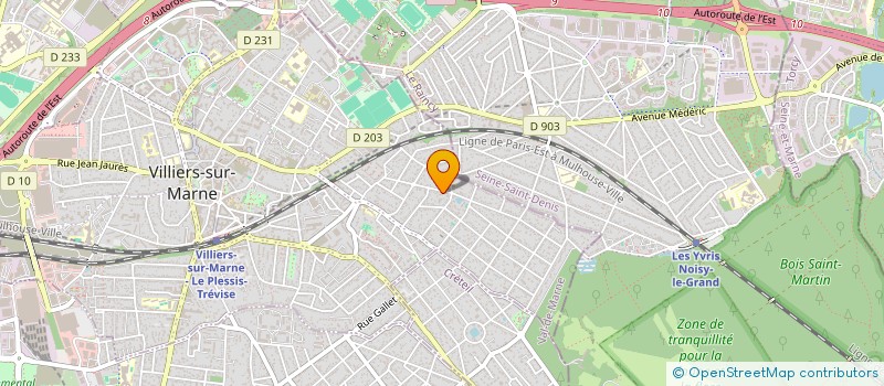 localisation de l'entreprise AM IMMO  VILLIERS-SUR-MARNE