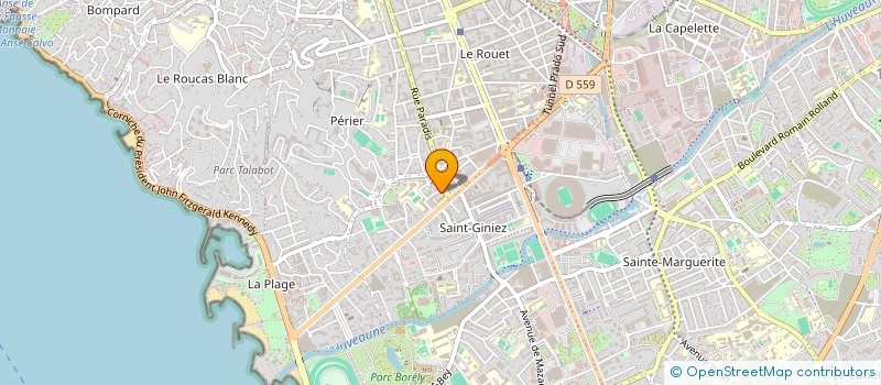localisation de l'entreprise AM IMMO à MARSEILLE 8EME