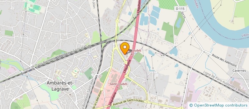 localisation de l'entreprise AM IMMO  AMBARES-ET-LAGRAVE