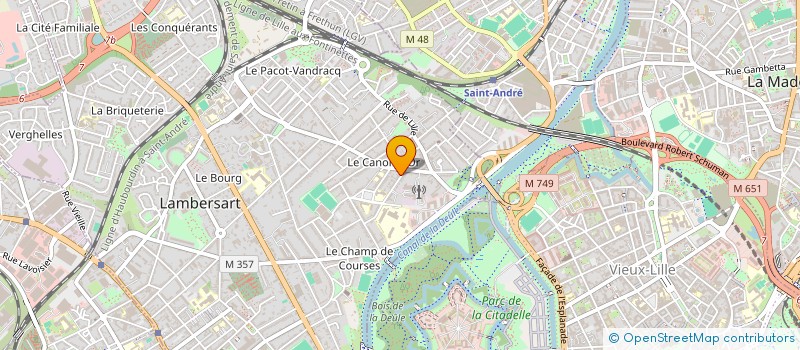 localisation de l'entreprise AM IMMO à LAMBERSART
