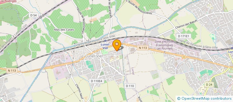 localisation de l'entreprise AM IMMO  LUNEL-VIEL