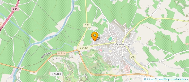 localisation de l'entreprise AM'IMMO  MONTAGNAC