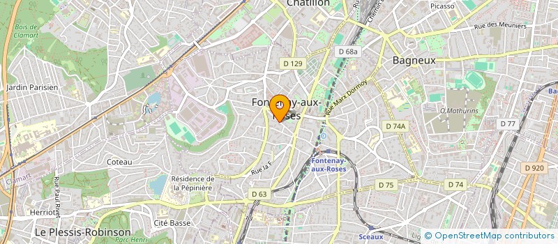 localisation de l'entreprise AM IMMO.INVEST à FONTENAY-AUX-ROSES