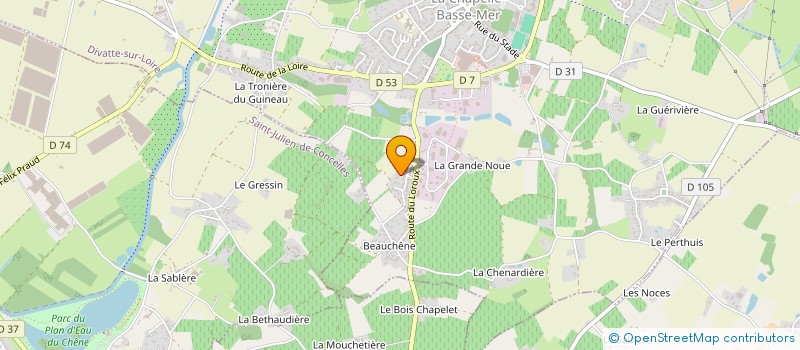 localisation de l'entreprise AM IMMOBILIER  DIVATTE-SUR-LOIRE