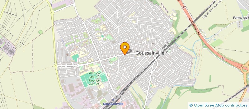 localisation de l'entreprise AM IMMOBILIER à GOUSSAINVILLE