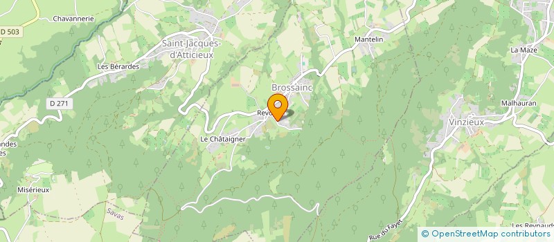 localisation de l'entreprise AM IMMOBILIER  BROSSAINC